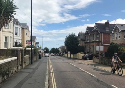 Atherley Road, leading up to Shanklin Station