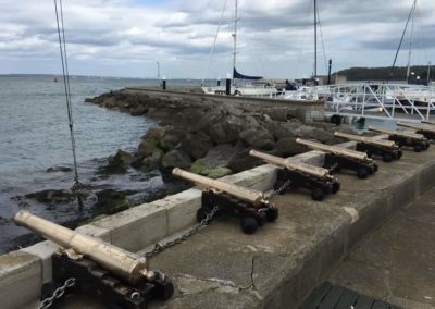 Cannons on Cowes Seafront