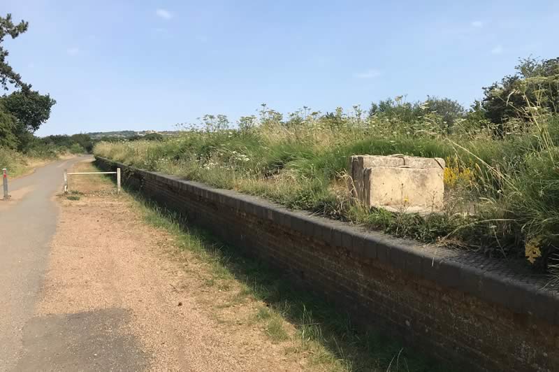 Merstone Station platform