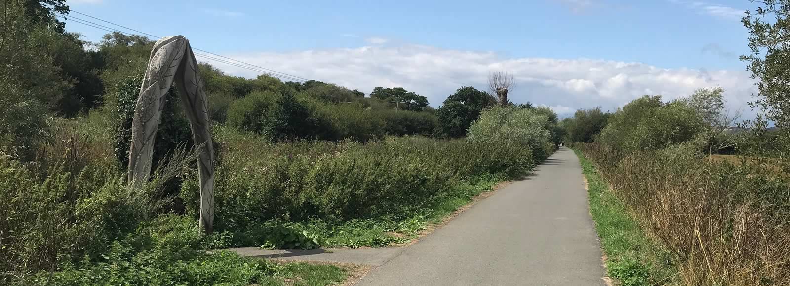 Sandown Community Garden next to the Cycle route