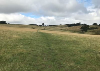 Follow the path up the hill to Freemantle Gate