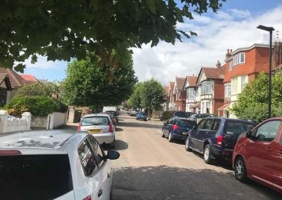 Victoria Road, Sandown, on the route up to the station