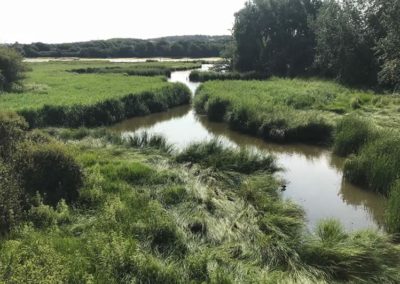 Dodnor Creek from the bridge.