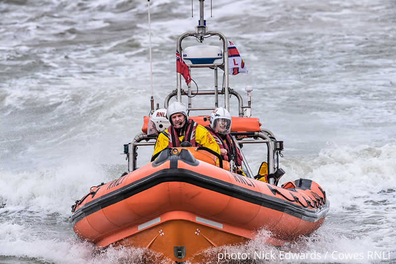 RNLI returning to the station