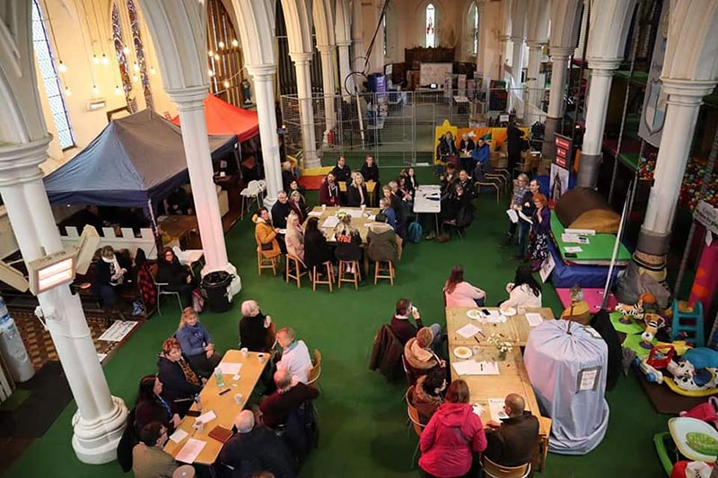 Inside the church at Aspire Ryde