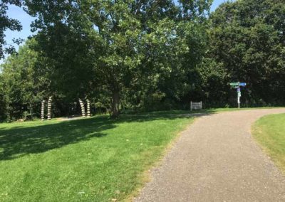 Seaclose Park, turn left to enter Medina Greenway