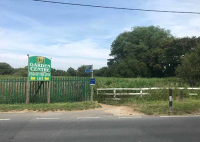 Turn right leaving Afton Road/A3055 to re-join the cycle path and return to Yarmouth