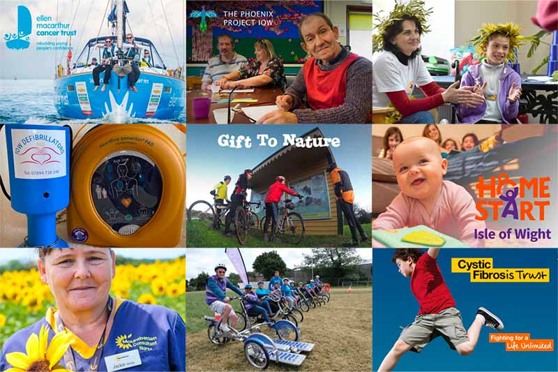 Charities supported by PedalAid