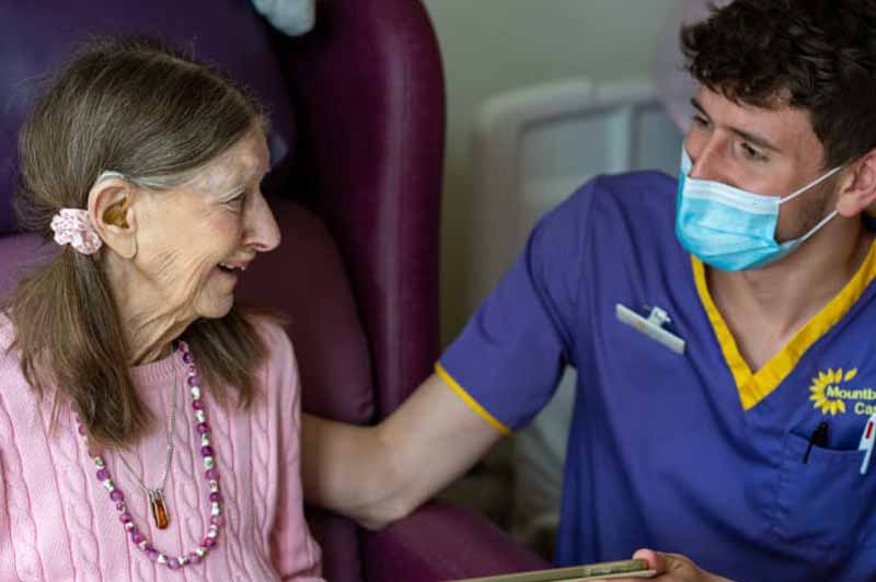 Mountbatten patient and nurse