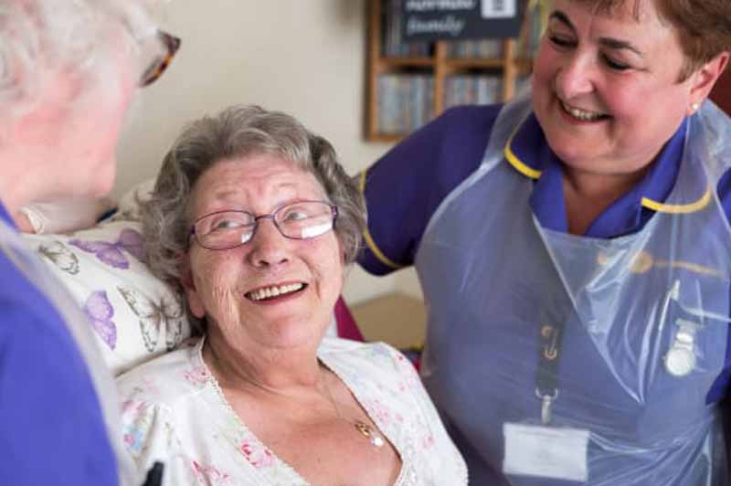 Mountbatten patient and nurses