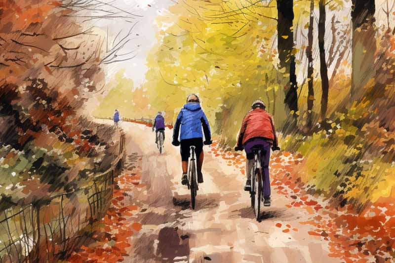 October Autumn cycling challenge